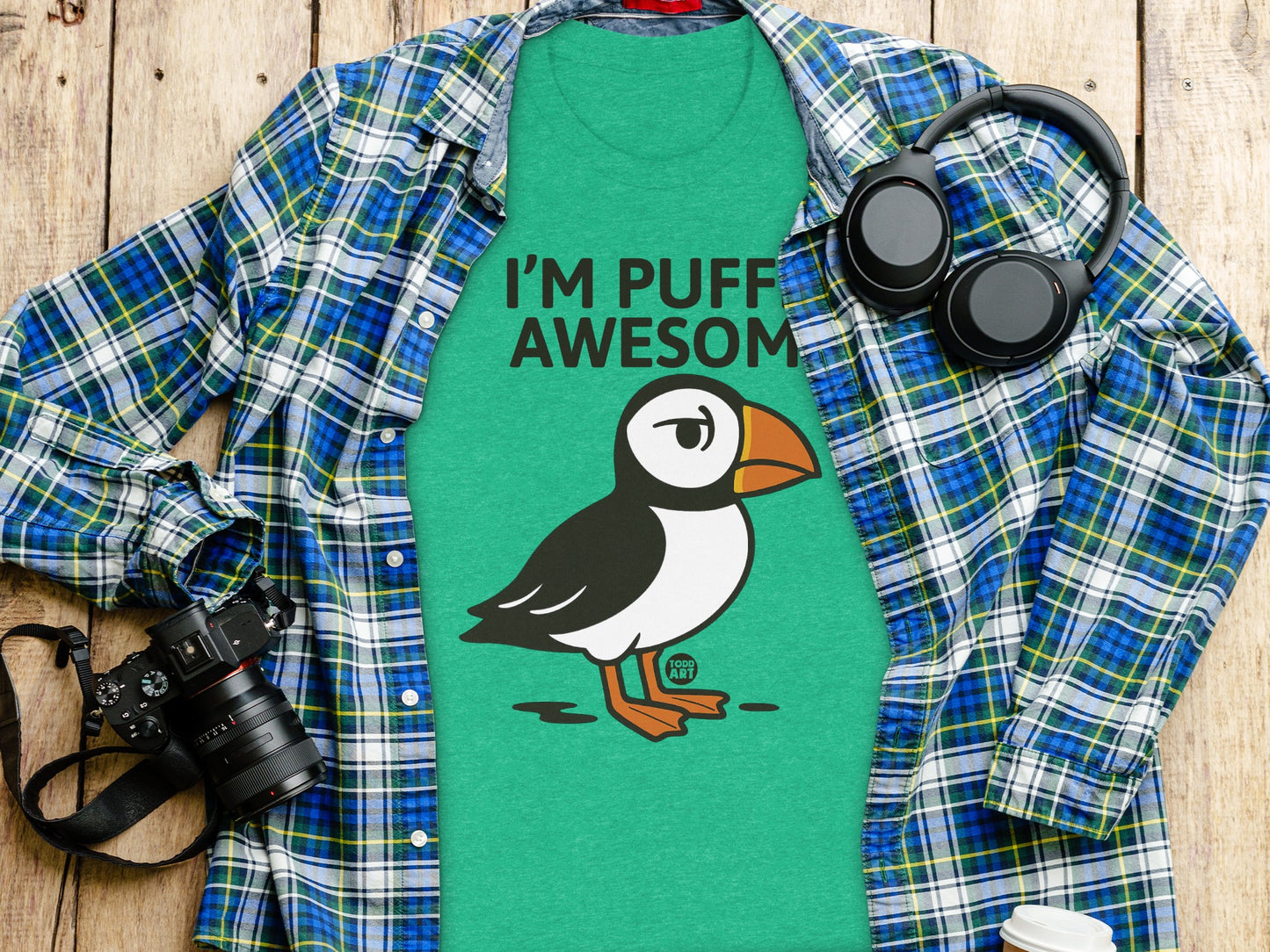 Puffin I'm Puffin Awesome Graphic T-Shirt product