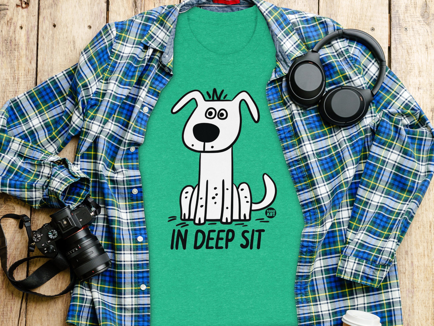 In Deep Sit Dog Graphic Shirt product