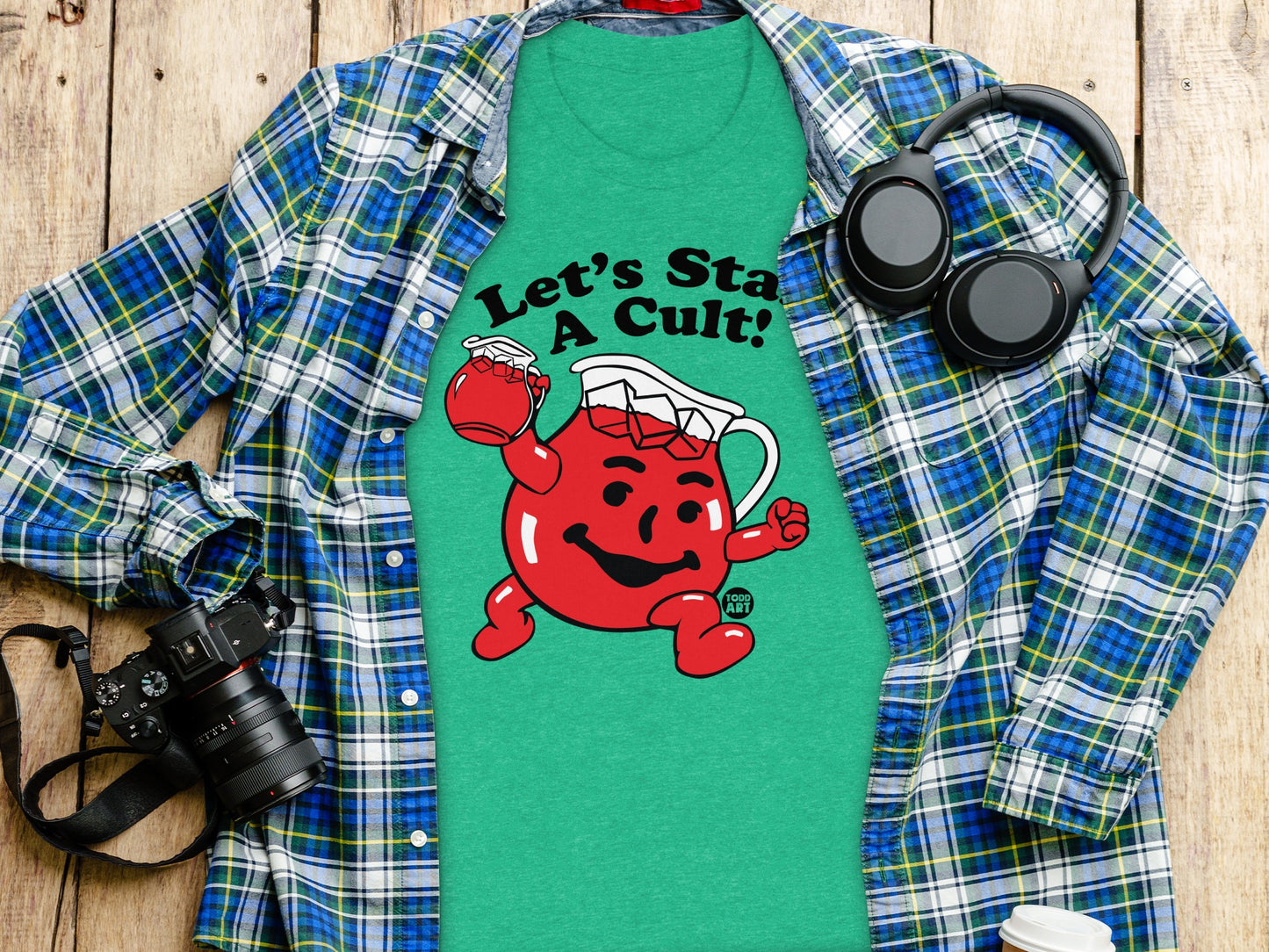 Let's Start A Cult Kool-Aid Man Graphic T-Shirt