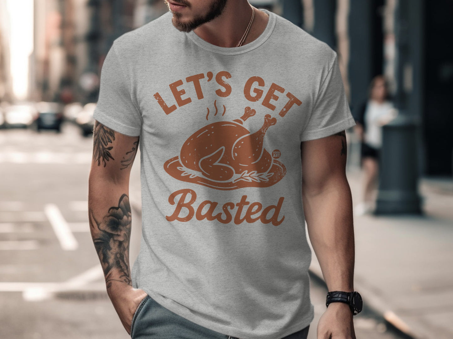 Let's Get Basted Funny Thanksgiving Shirt