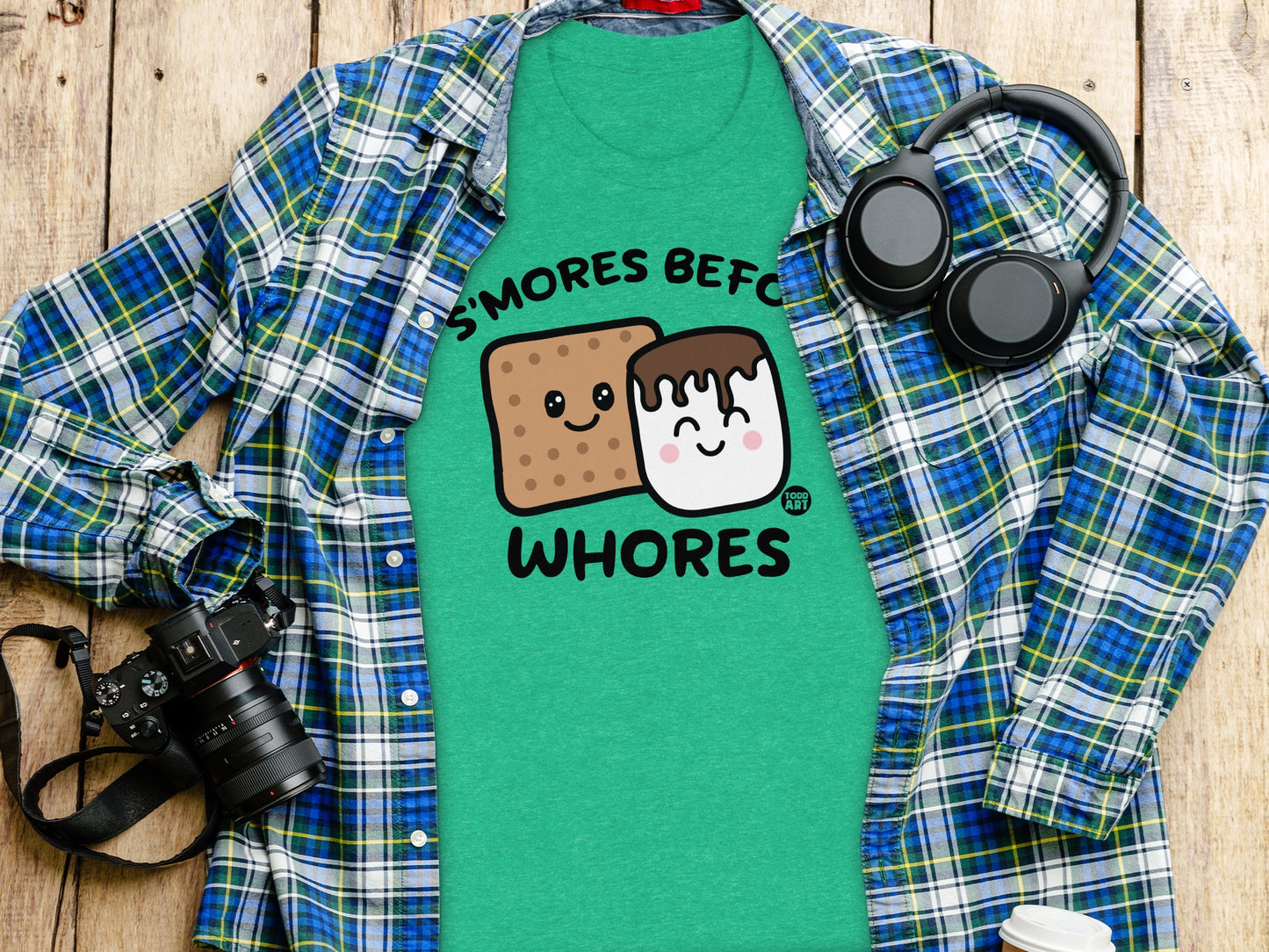 S'mores Before Whores Funny Graphic Tee Shirt product