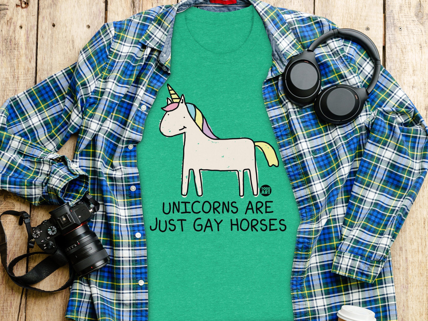 Unicorns Are Just Gay Horses Graphic T-Shirt