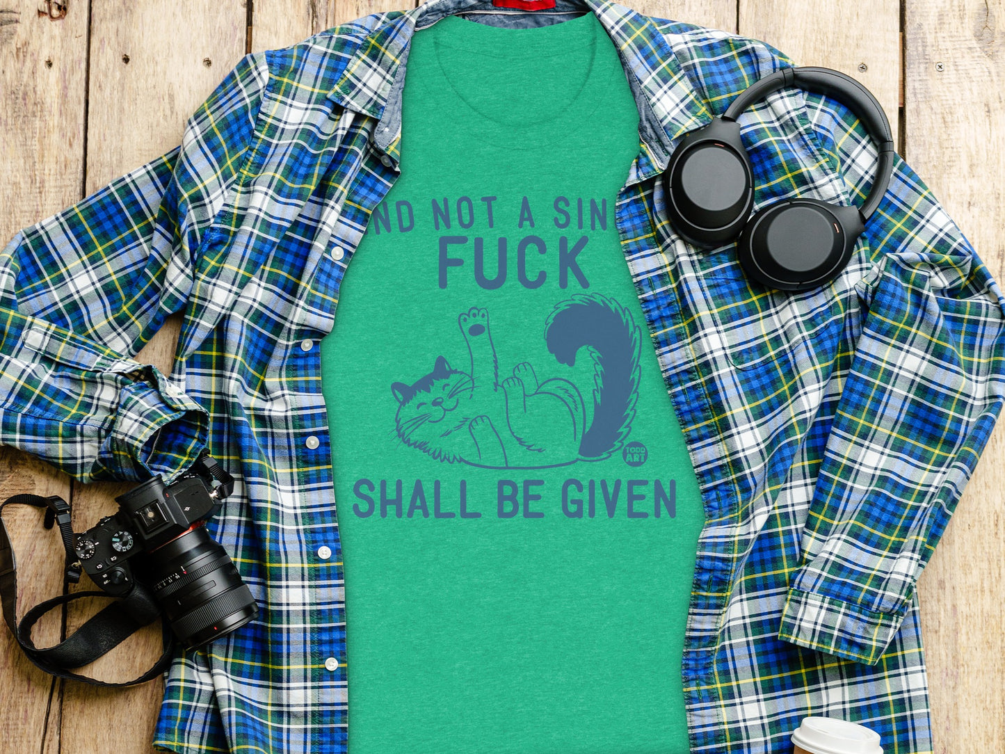 Not a Sin Shall Be Given Funny Graphic T-shirt product