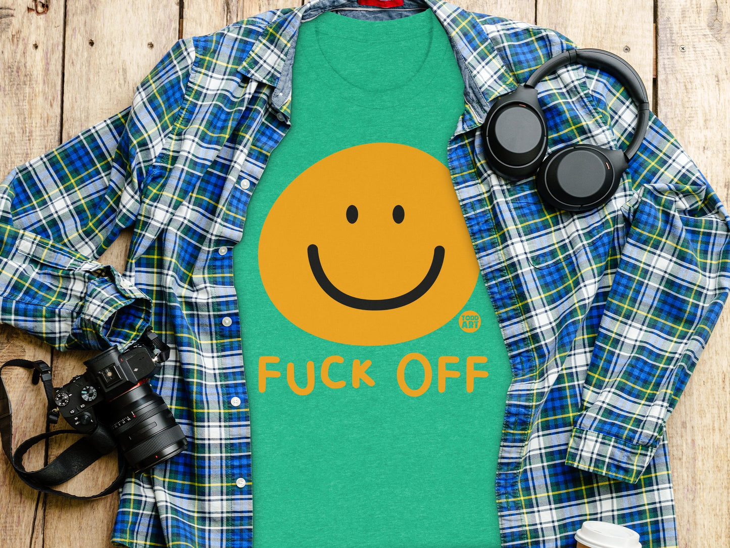 Sarcastic Smiley Face T Shirt for Bold Statements product