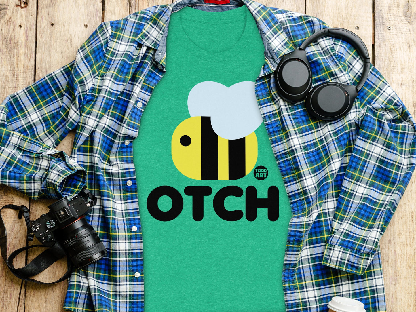 Adorable Bee Graphic T-Shirt OTCH Design product type