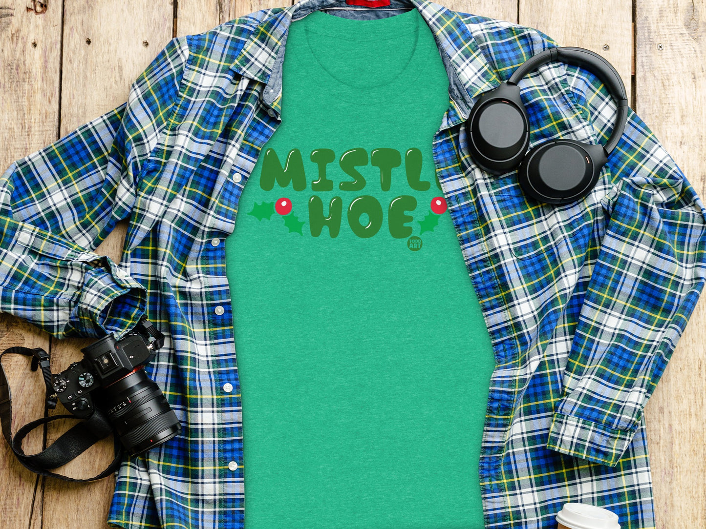 Festive Green Mistle Hoe Shirt Novelty Holiday Product