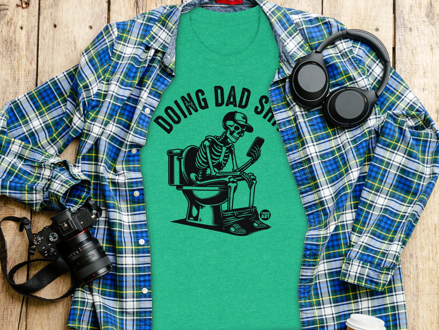 Doing Dad Shit Skeleton Humor Fathers Day Shirt product