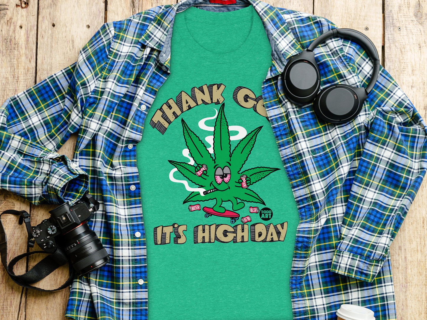 Thank God It's High Day Graphic T-Shirt