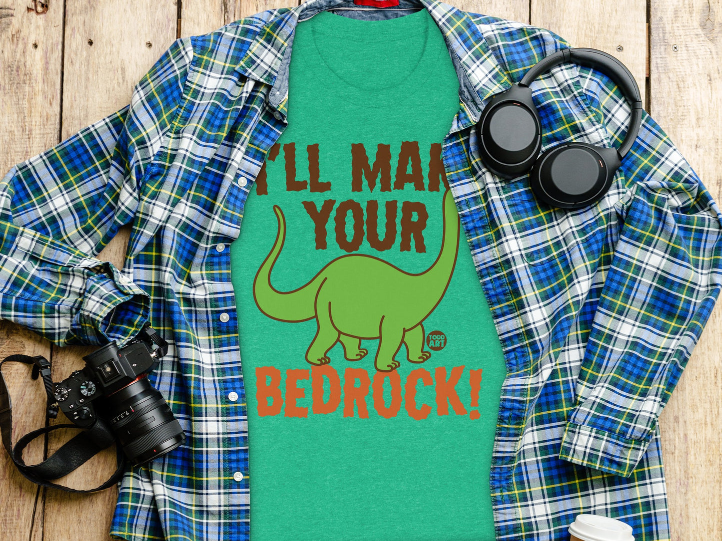 I'll Make Your Bedrock Dinosaur Graphic T-Shirt product