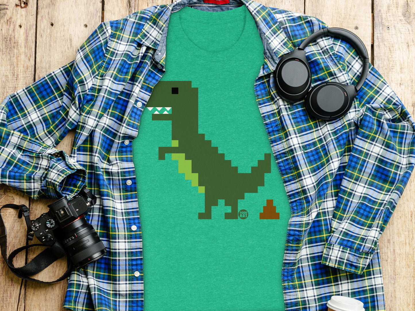 Dinosaur Graphic Tee Retro Inspired Shirt product