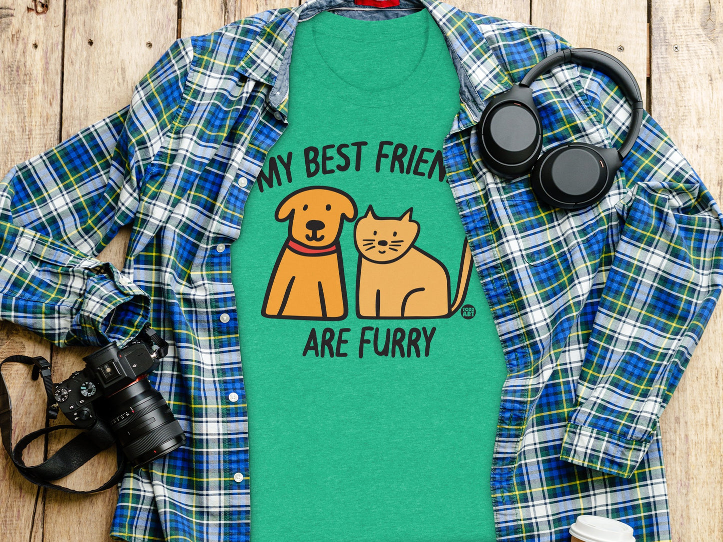 My Best Friends Are Furry Graphic T-Shirt product