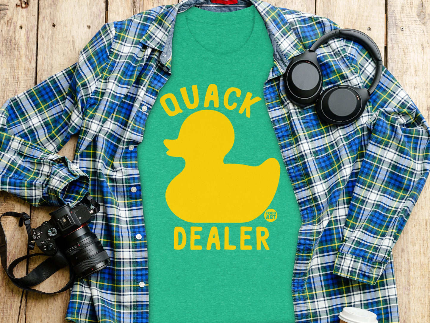 Quack Dealer Rubber Duck Graphic Novelty Shirt product