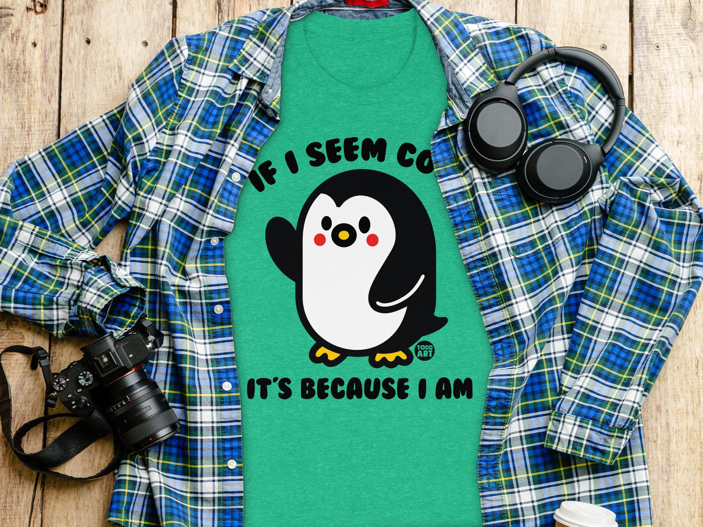 If I Seem Cool It's Because I Am Graphic Tee Product