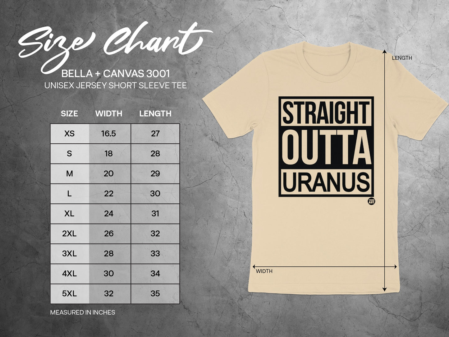 Straight Outta Uranus Unisex Jersey Short Sleeve Tee product type