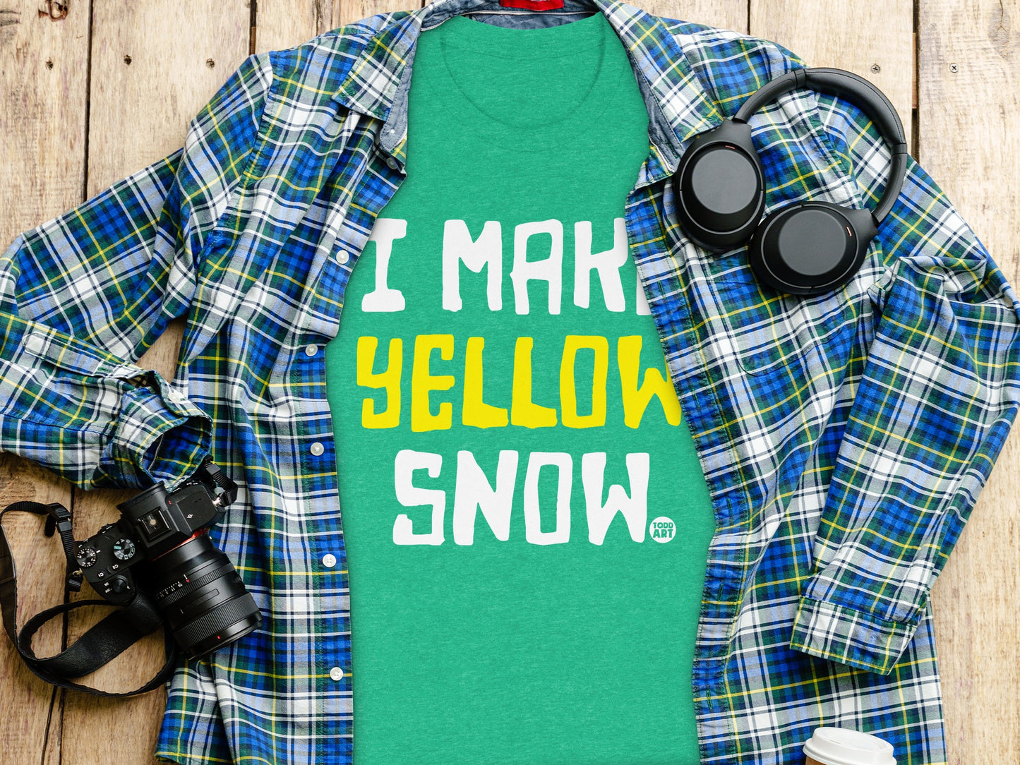 I Make Yellow Snow Funny Graphic Tee product