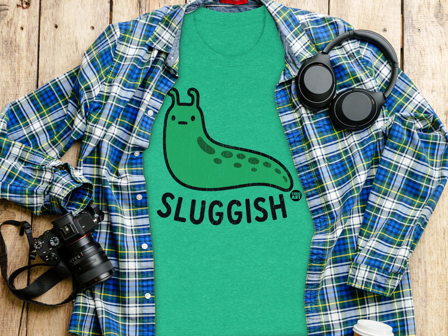 Fun Sluggish Graphic T-Shirt for Casual Wear Product Type