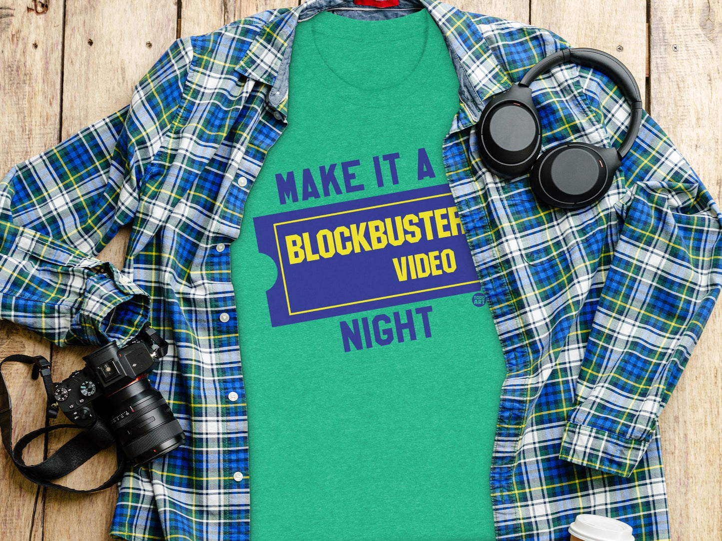 Make It A Blockbuster Video Night Graphic T-Shirt
