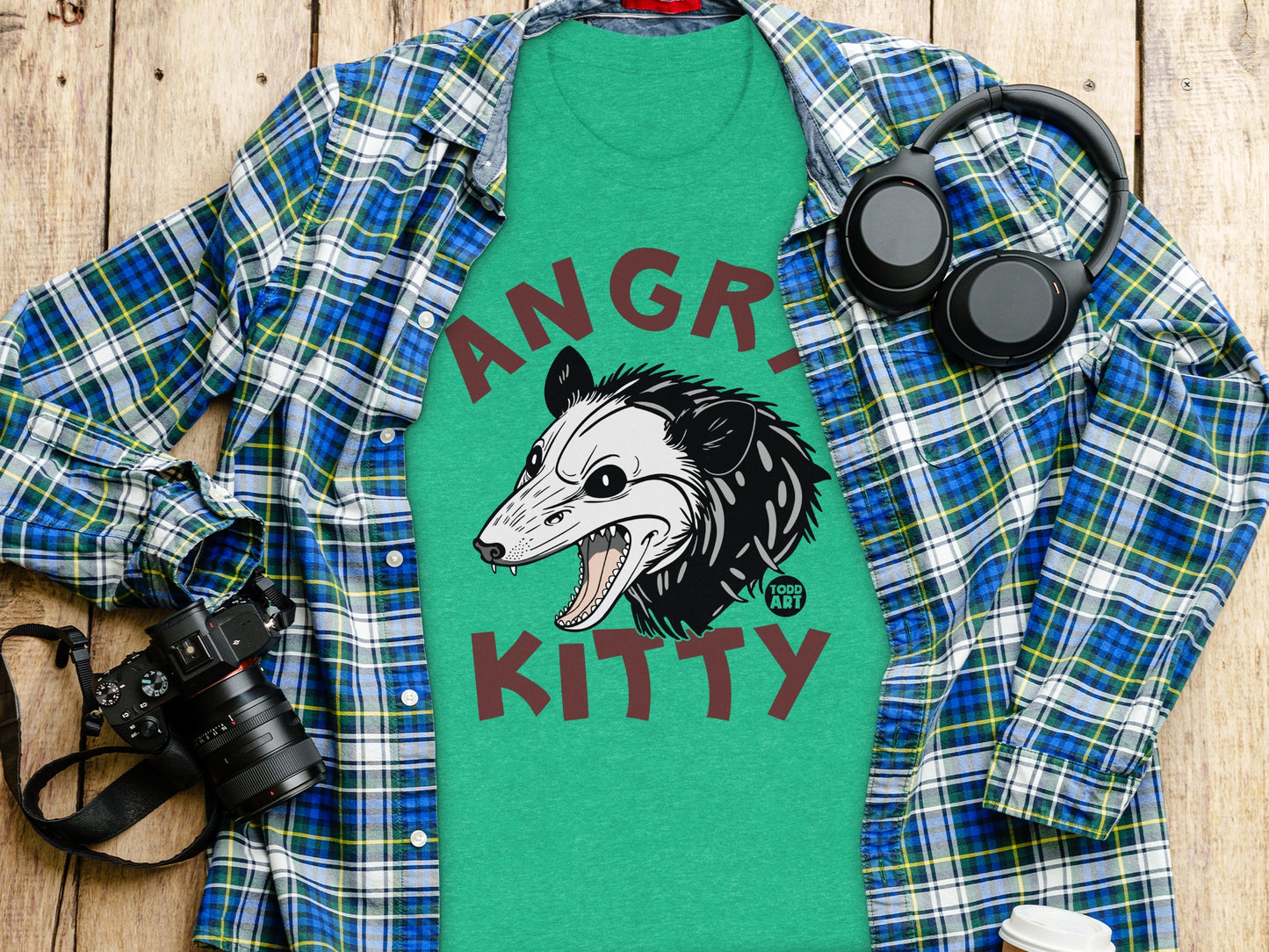Angry Kitty Graphic T-Shirt for Unique Style