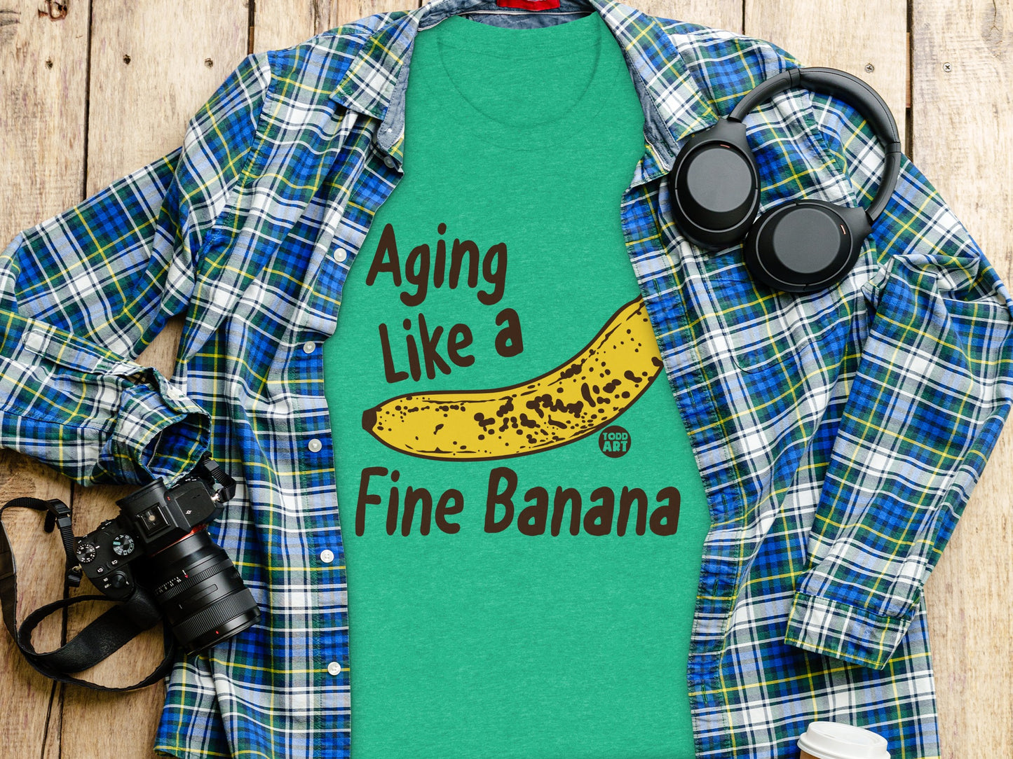 Aging Like a Fine Banana Graphic T-Shirt product type