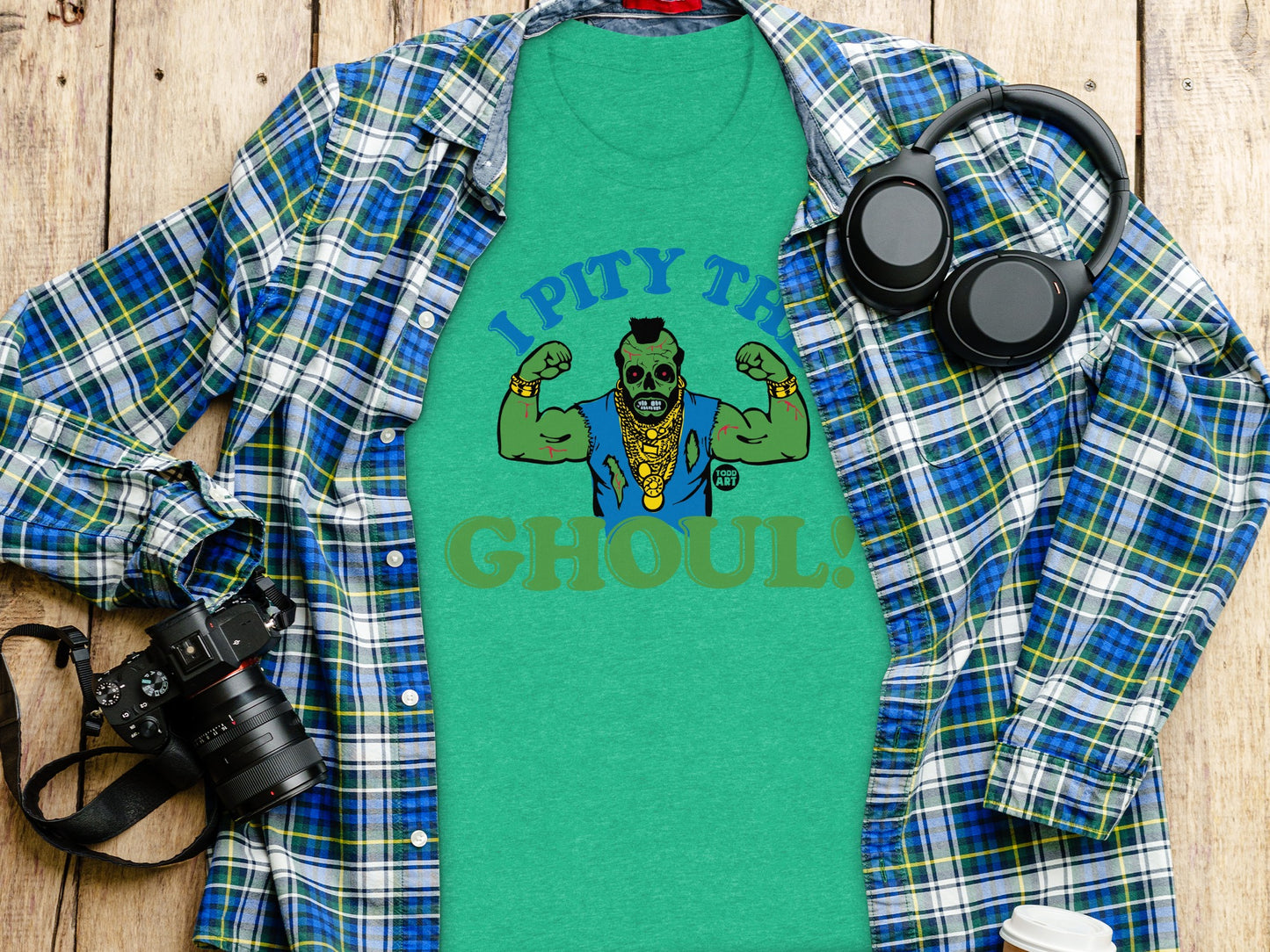 I Pity the Ghoul Graphic Tee Shirt for Men