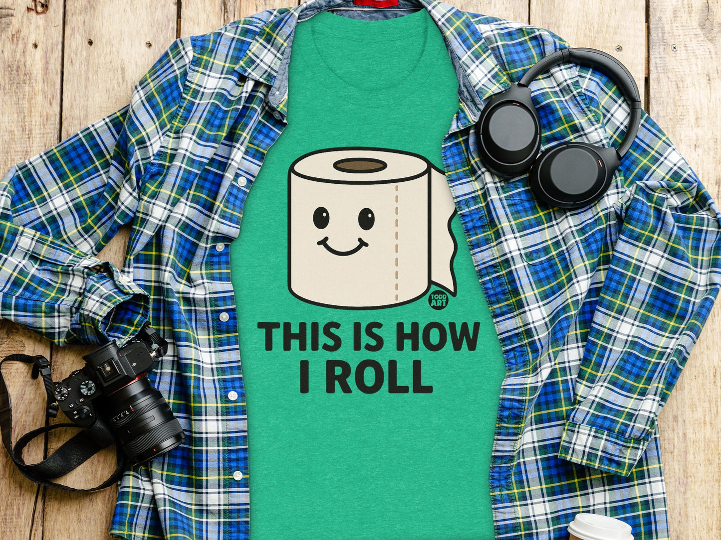 This Is How I Roll Funny Toilet Paper Shirt