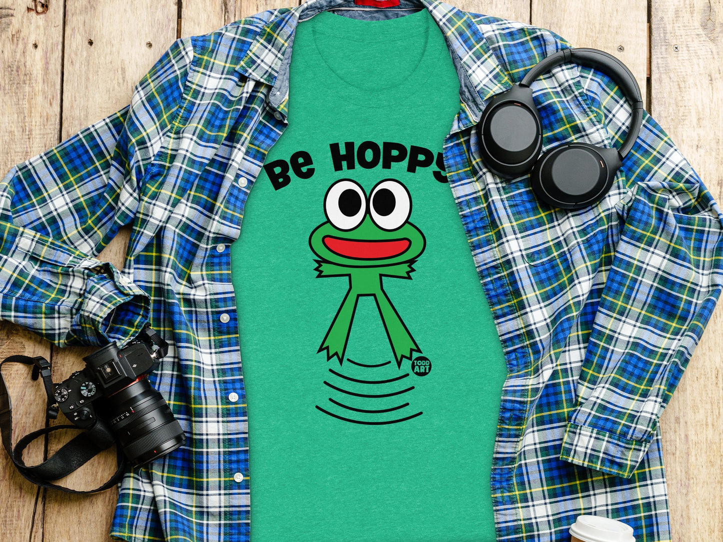 Be Hoppy Frog Graphic Unisex Shirt Product