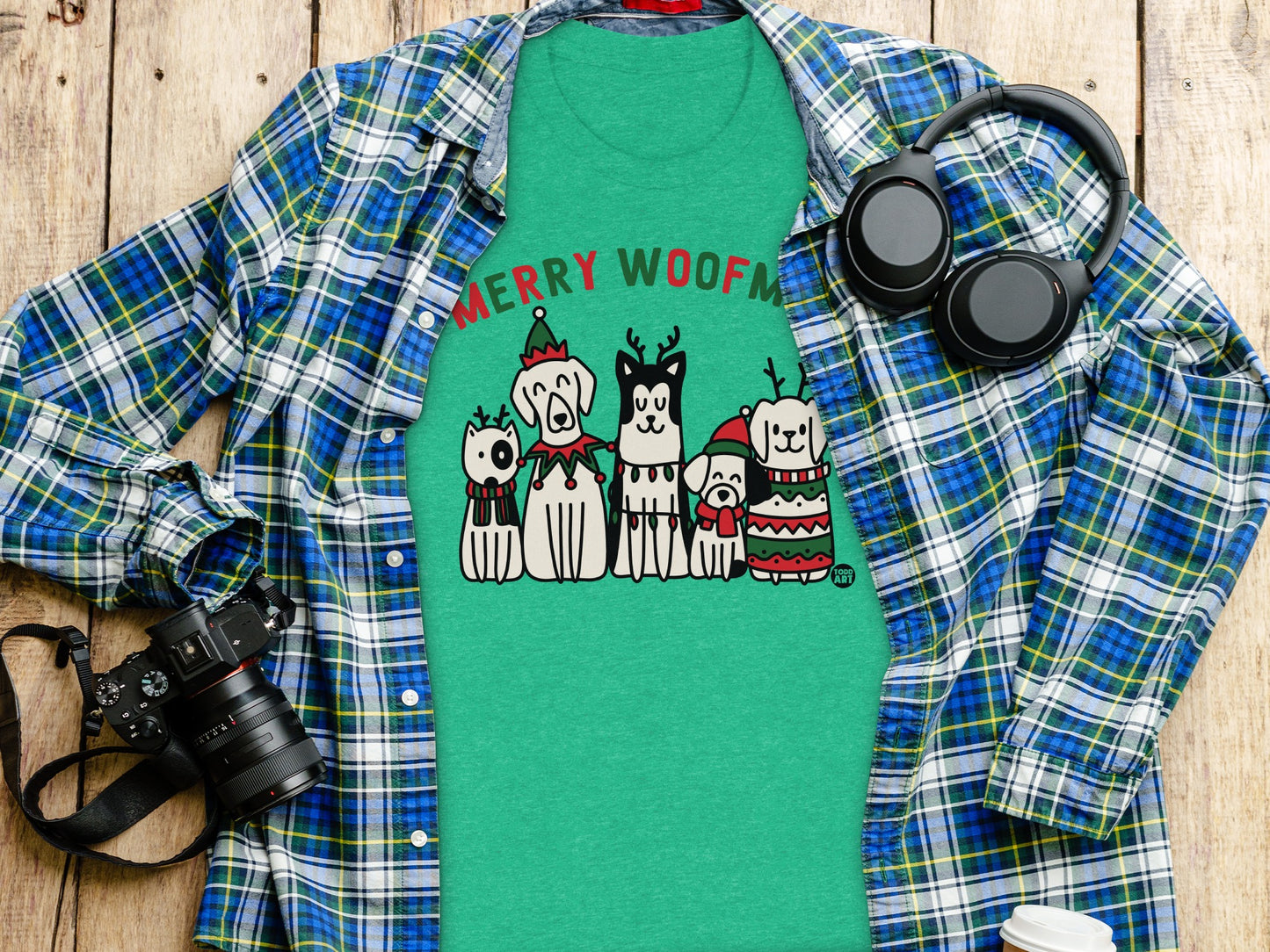 Merry Woofmas Dog Christmas Themed Shirt product
