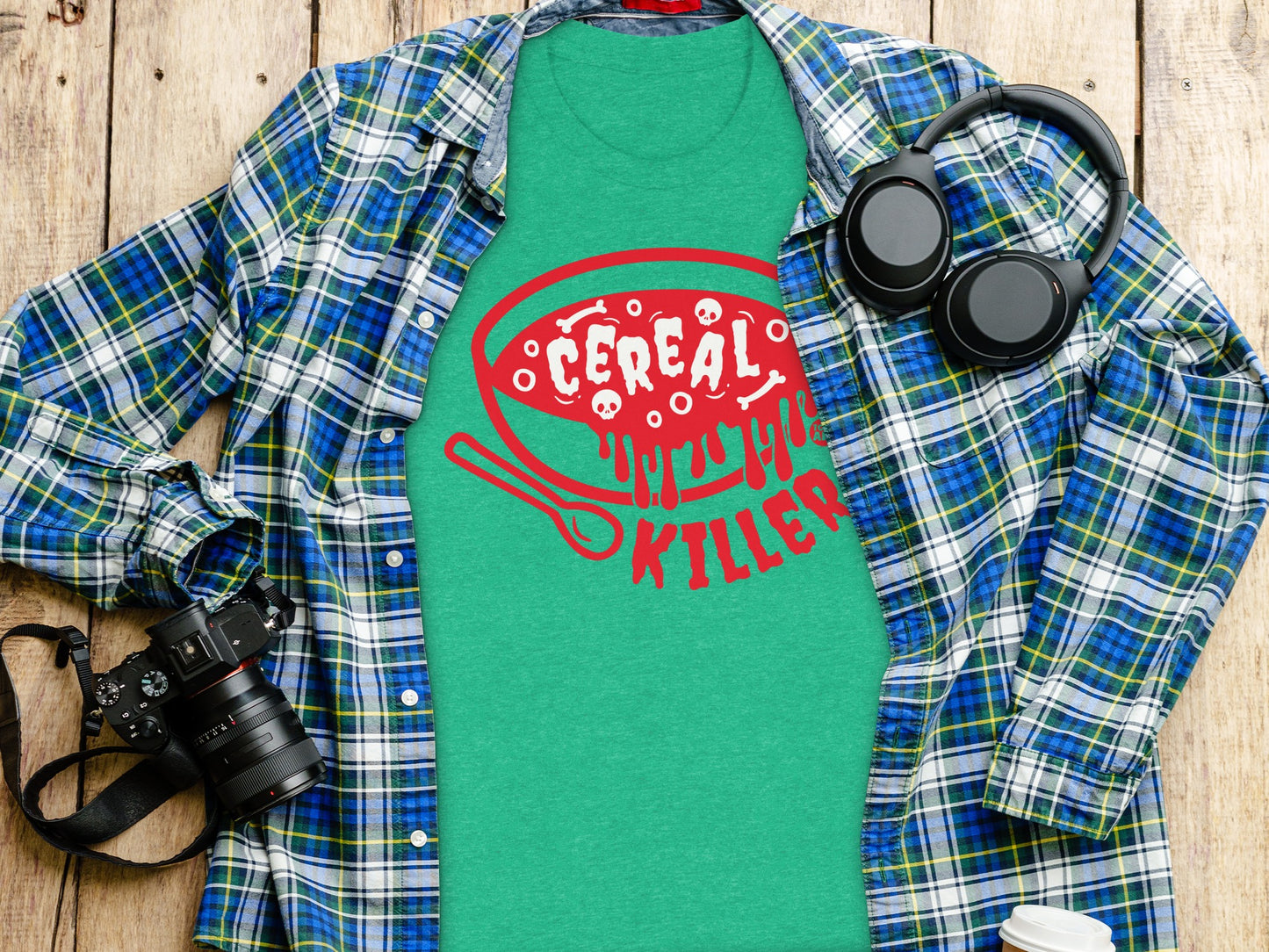 Cereal Killer Graphic Tee Fun Breakfast T-shirt product type
