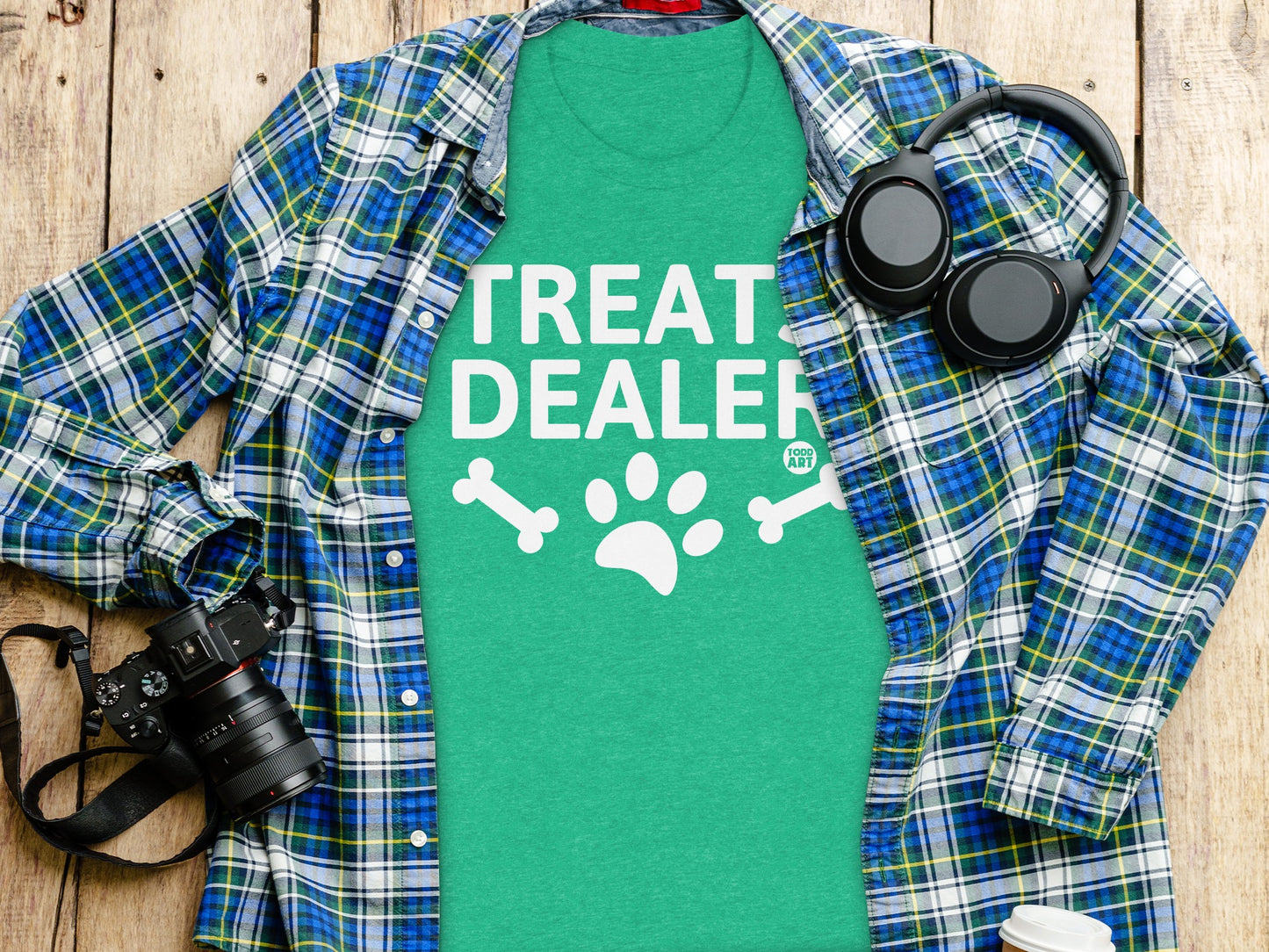 Treat Dealer Paw and Bones Graphic Tee product