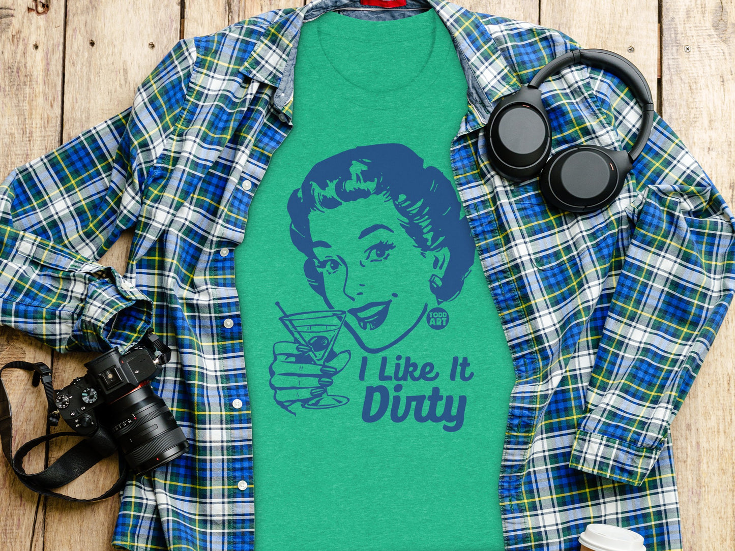 Retro I Like It Dirty Graphic T-Shirt product type
