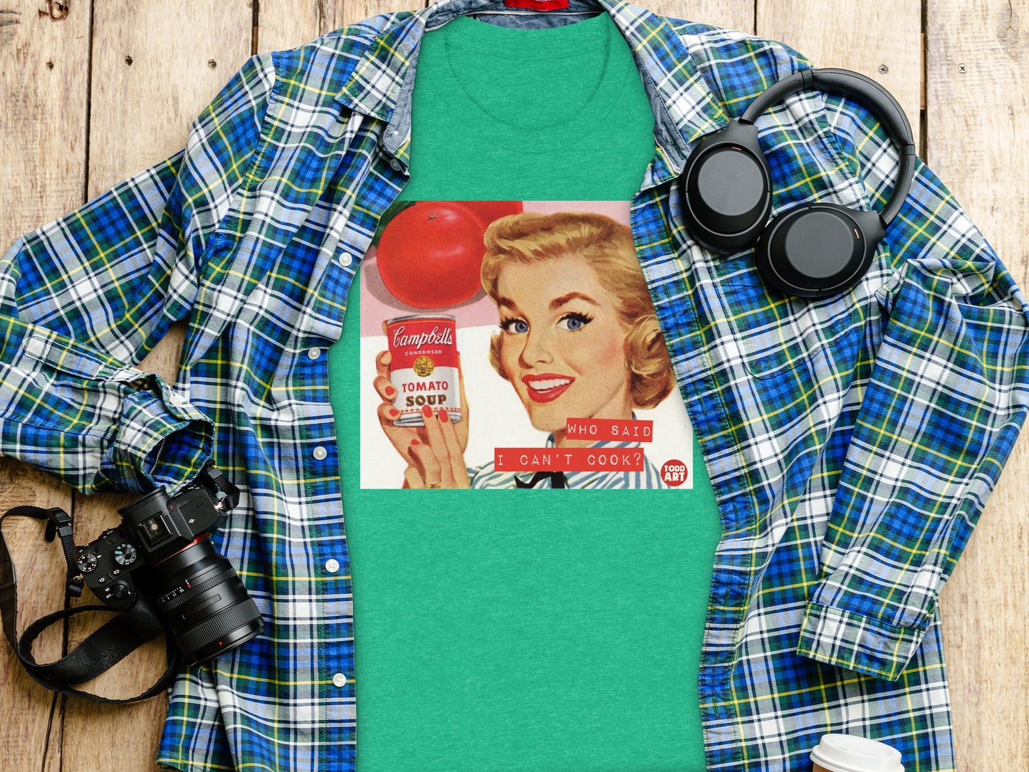 Retro Campbell's Tomato Soup Print T-Shirt