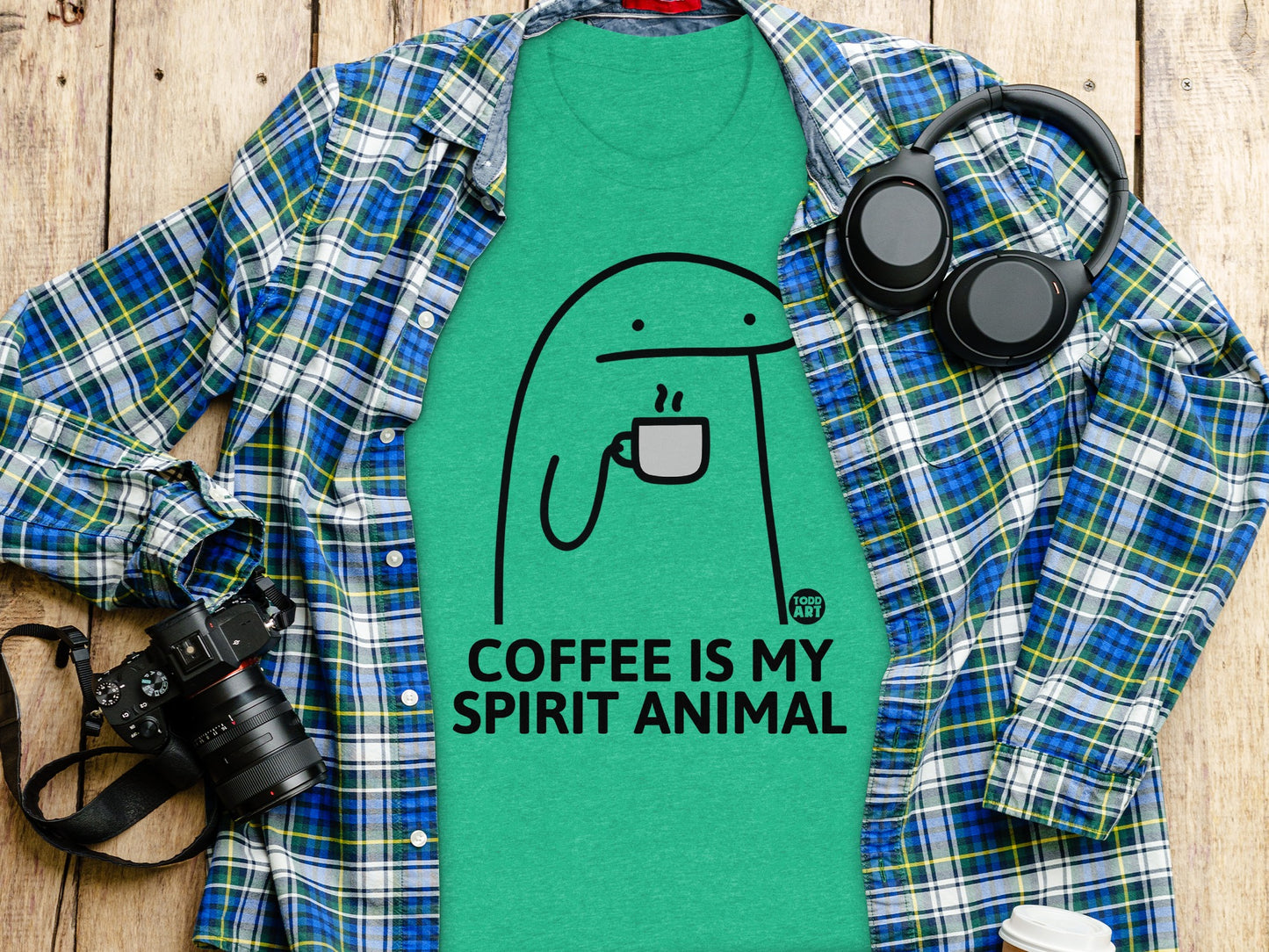 Coffee Is My Spirit Animal Graphic T-Shirt product