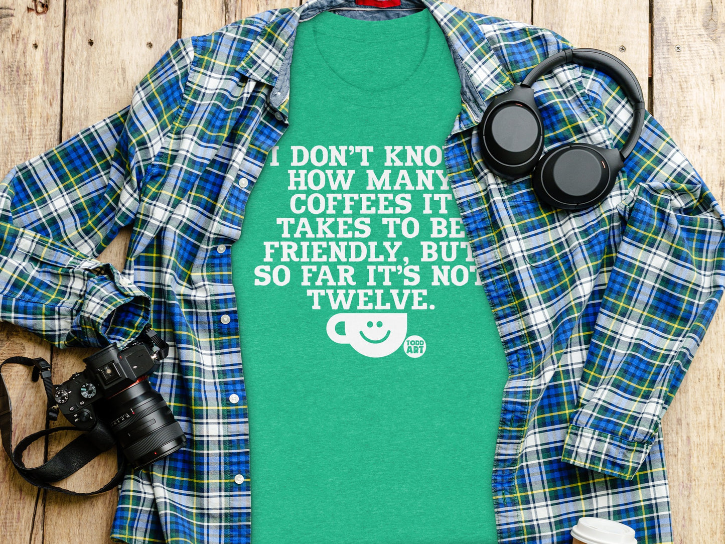 Friendly Coffee Humor Graphic Tee product type