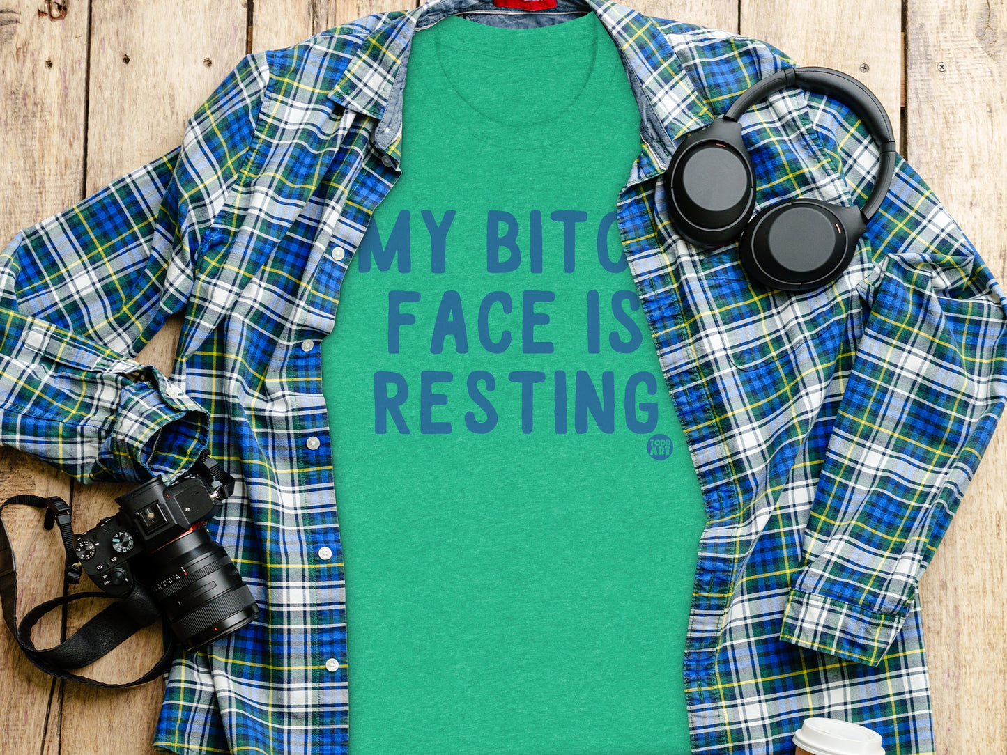 My Bitch Face Is Resting Graphic T-Shirt product type
