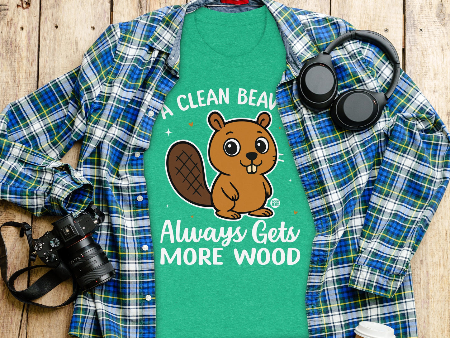 A Clean Beaver Always Gets More Wood T-Shirt product type