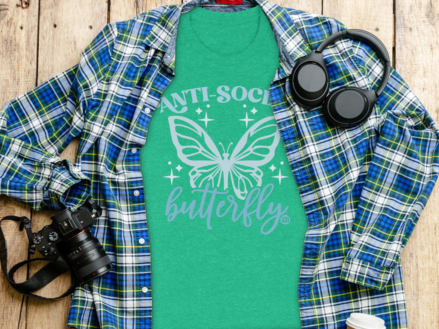 Anti-Social Butterfly Graphic Tee product