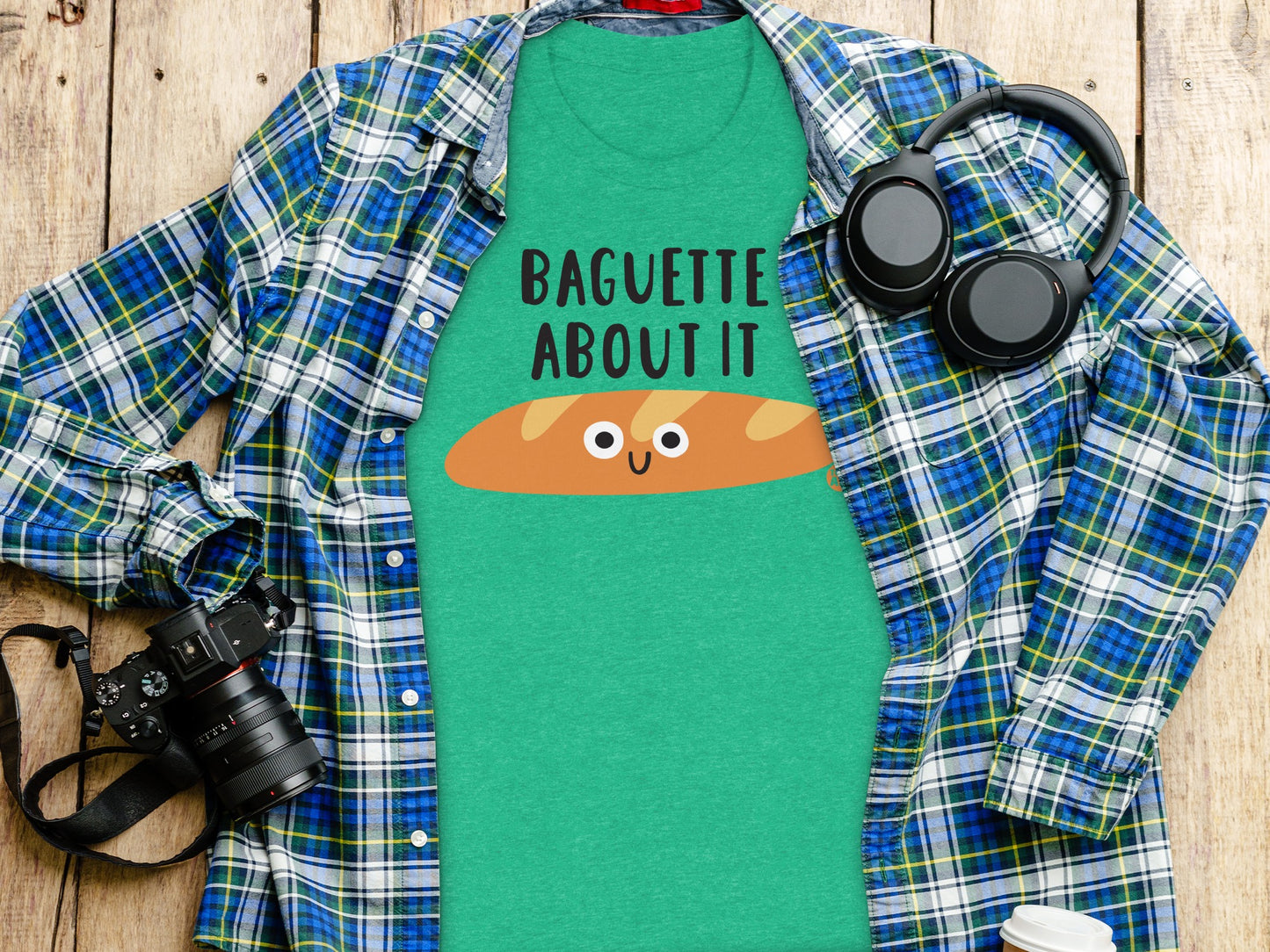 Funny Baguette About It Graphic T-Shirt product type