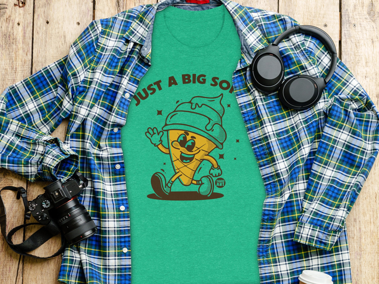 Fun Just A Big Slice Graphic Tee Shirt product