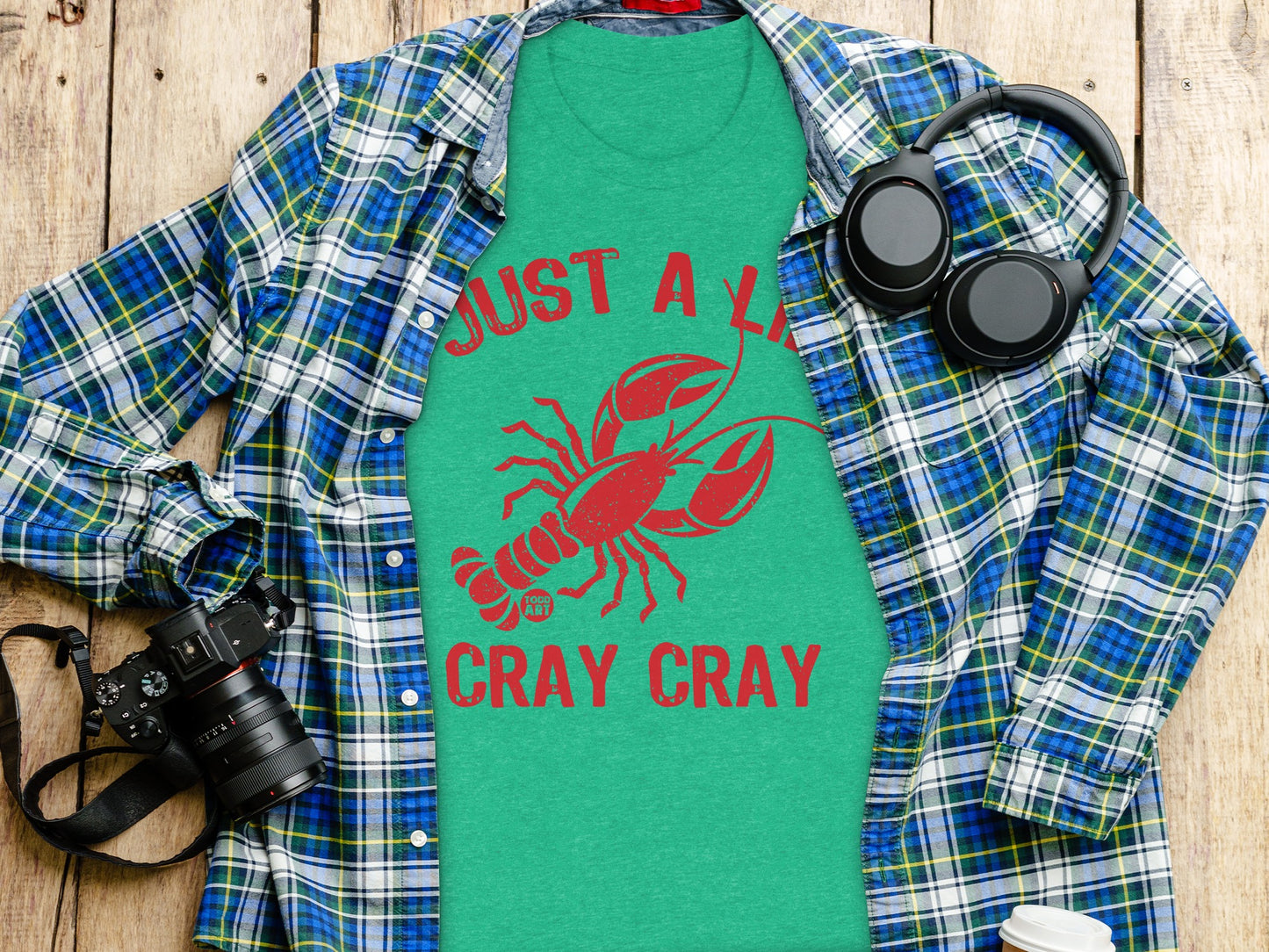 Just A Lil Cray Cray Lobster Graphic T-Shirt product type