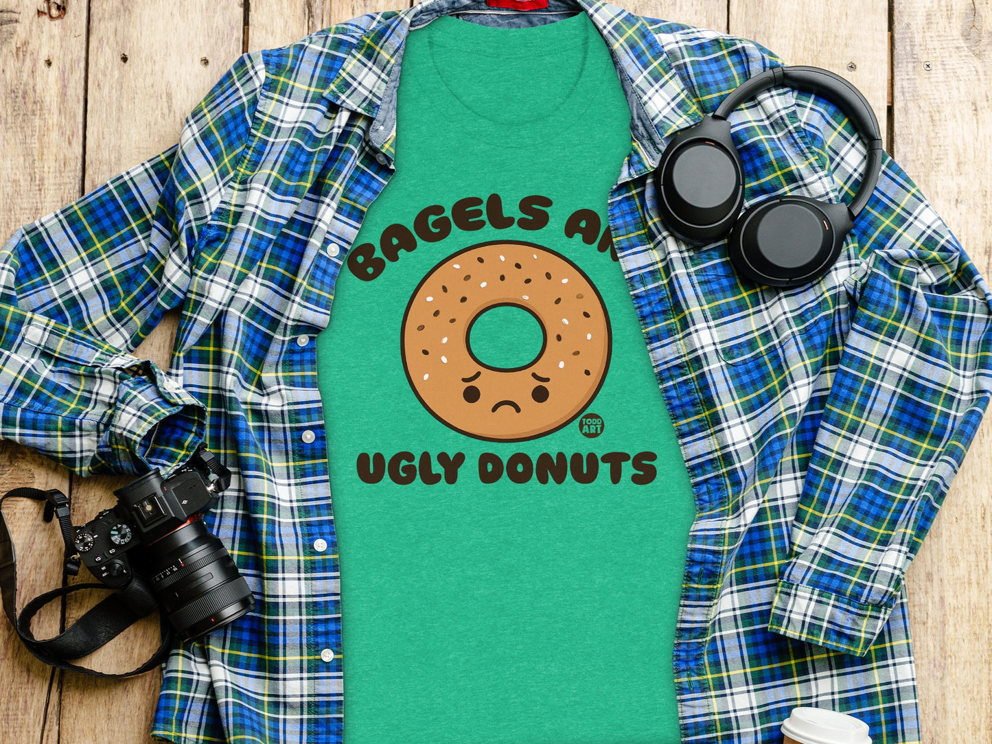 Bagels Are Just Ugly Donuts Shirt product