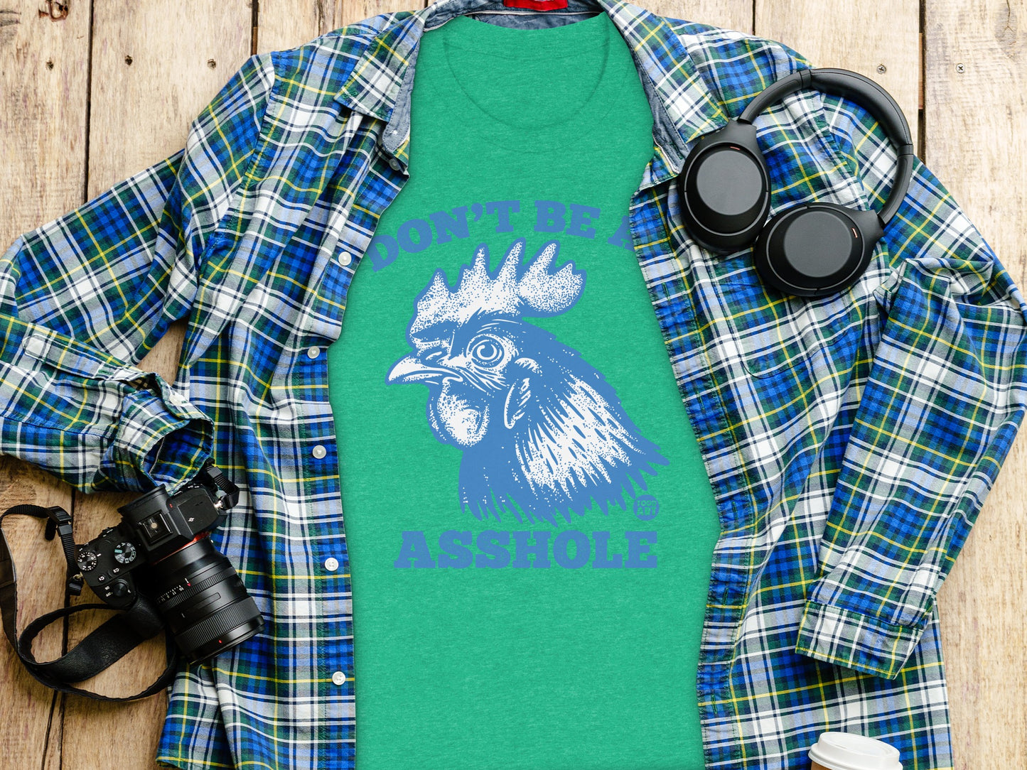 Don't Be Asshole Rooster Graphic T-Shirt product