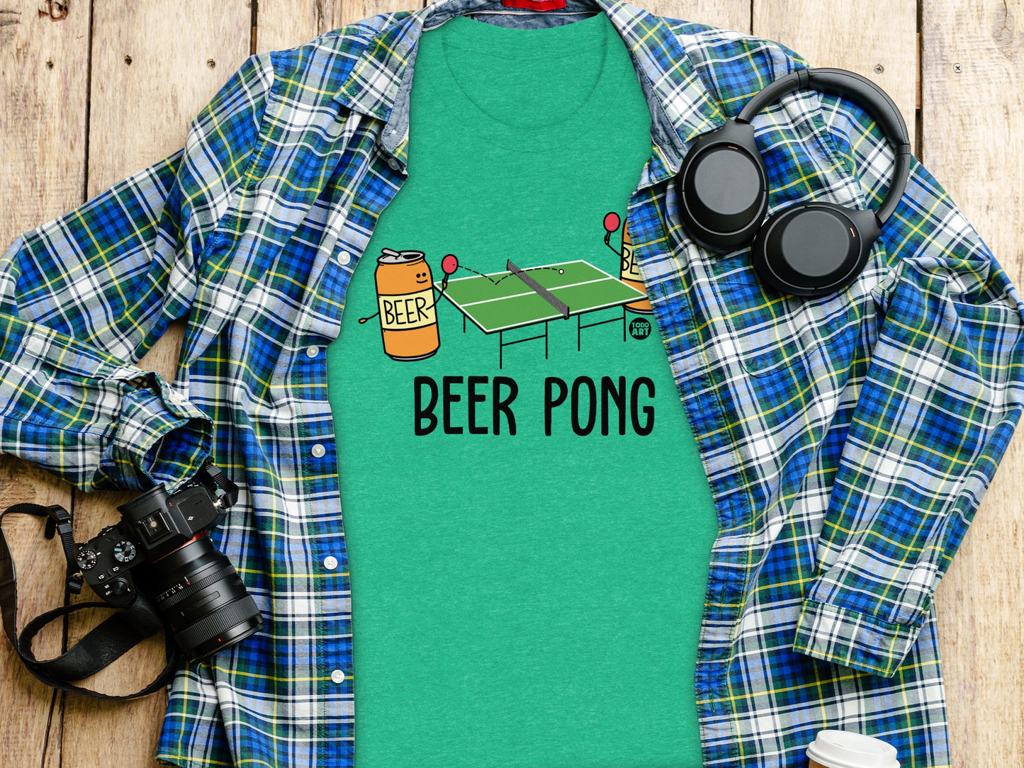 Beer Pong Themed Shirt Fun Graphic Tee Product