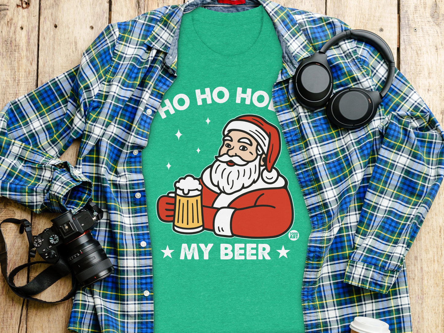 Ho Ho Ho My Beer Christmas Santa shirt product