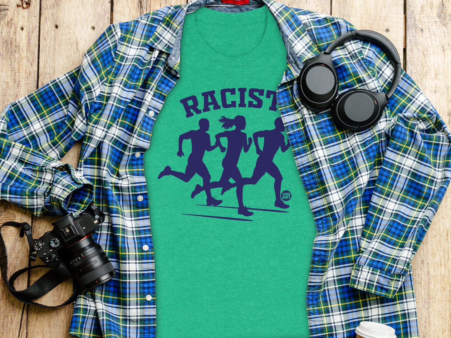 Running Silhouette Graphic Tee Short Sleeve Shirt