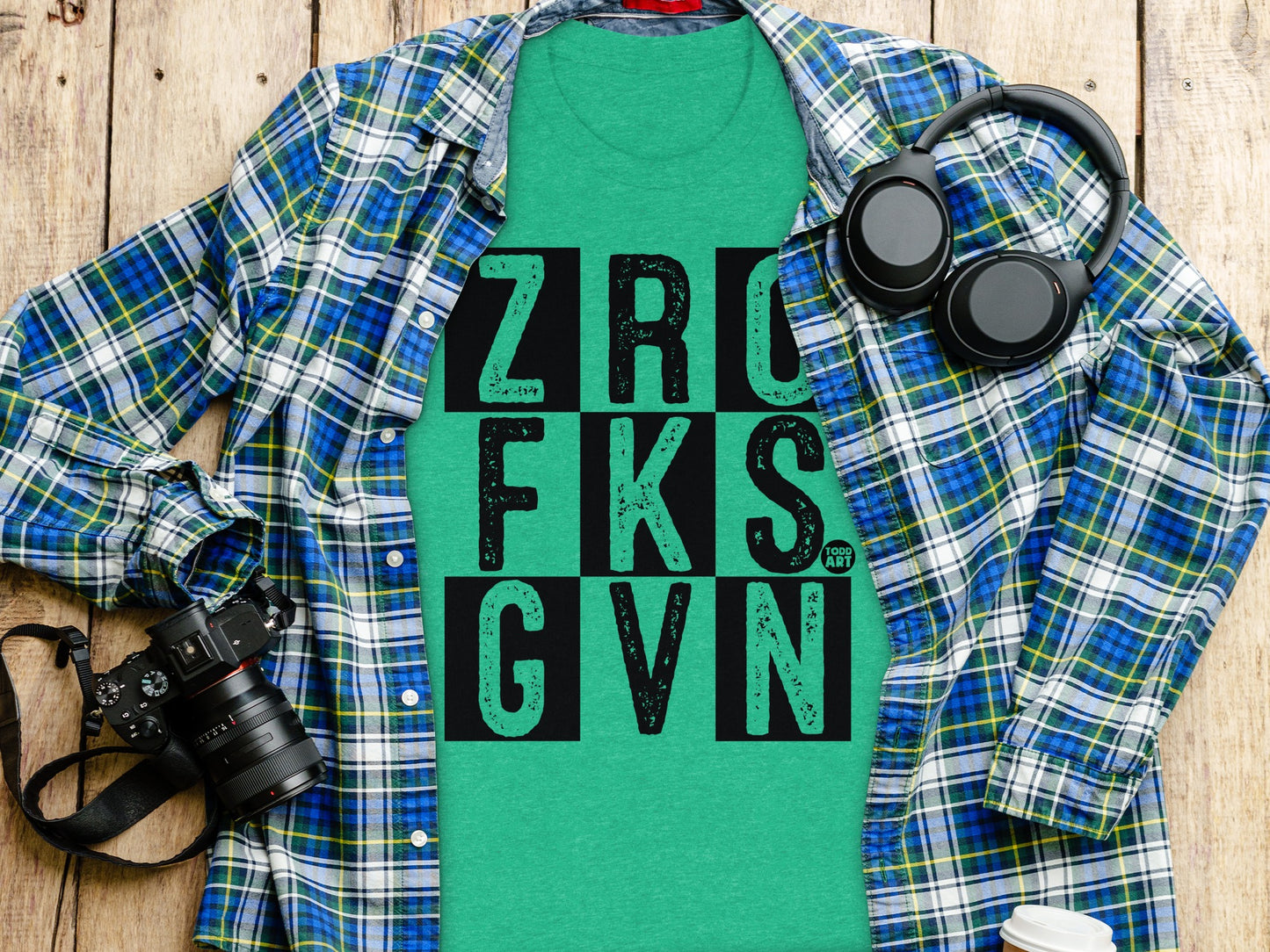ZRO FKS GVN Graphic T-shirt Styled with Gear Product Type
