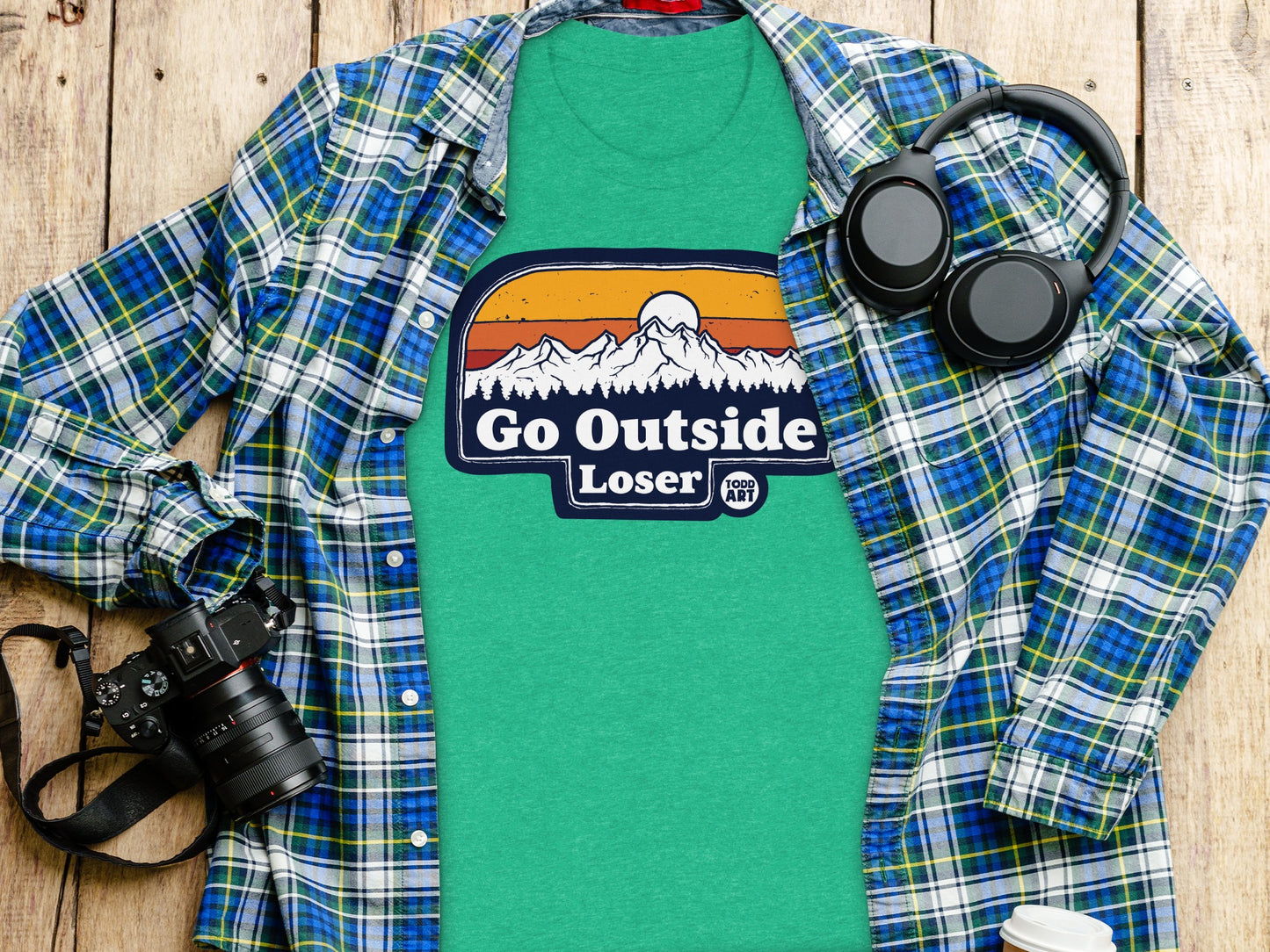 Go Outside Loser Mountain Adventure Shirt product