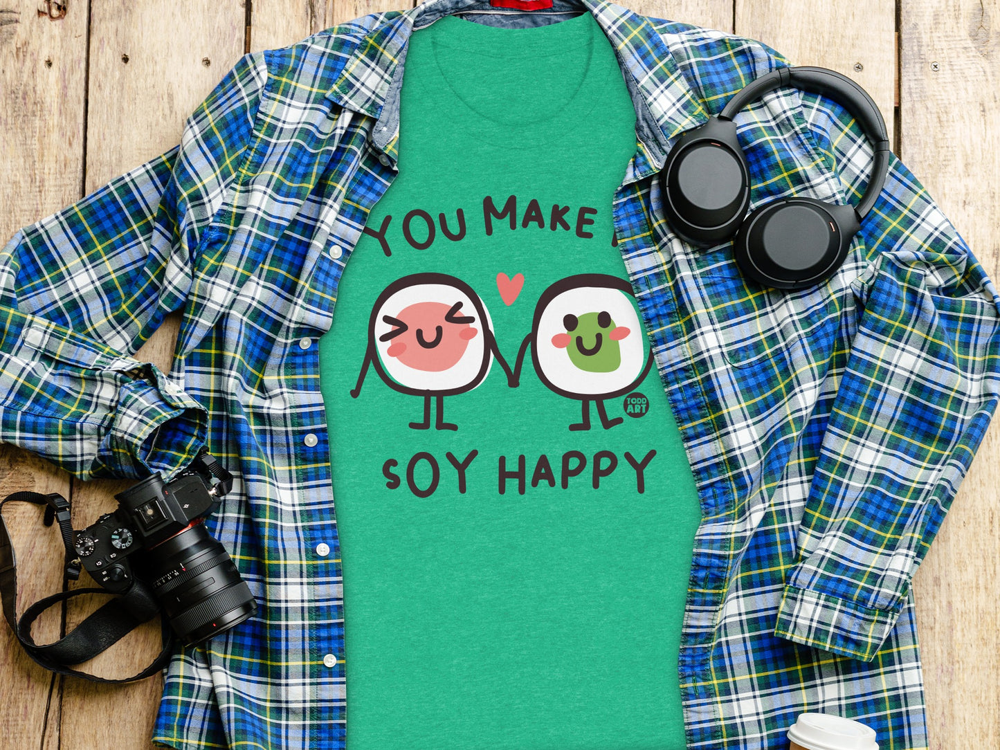 You Make Me Soy Happy Shirt Cute Fun Graphic Tee
