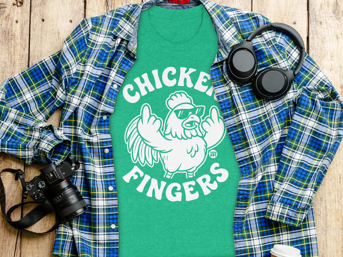 Chicken Fingers Statement Graphic T-Shirt product type