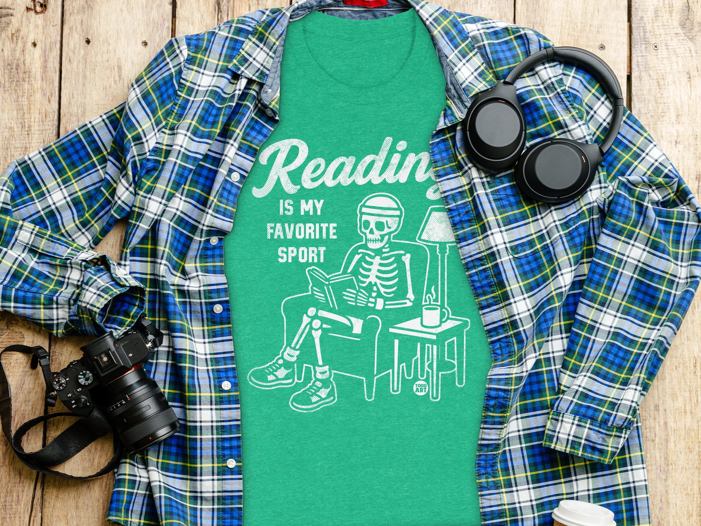 Reading Is My Favorite Sport Skeleton Product Type