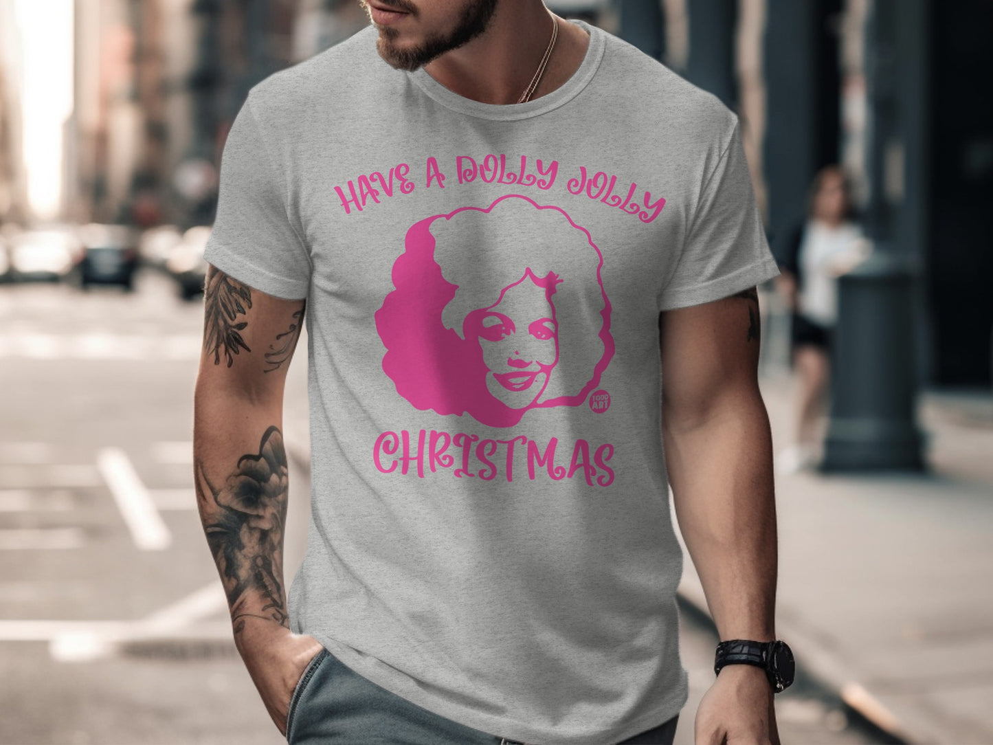 Have a Dolly Jolly Christmas graphic t-shirt